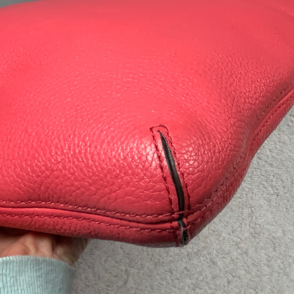 Michael Kors Salmon Pink Leather Crossbody - Picture 13 of 16